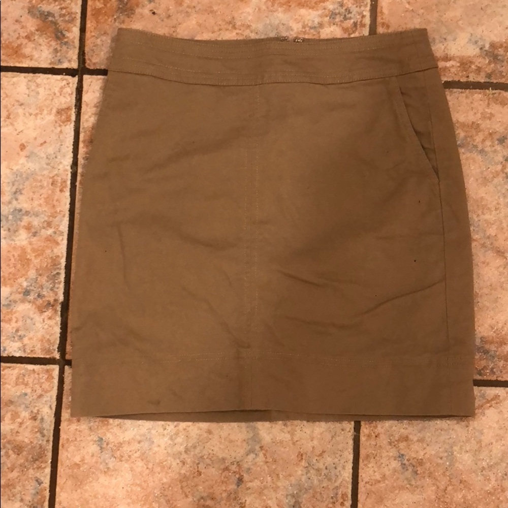 Talbots petite skirt - khaki